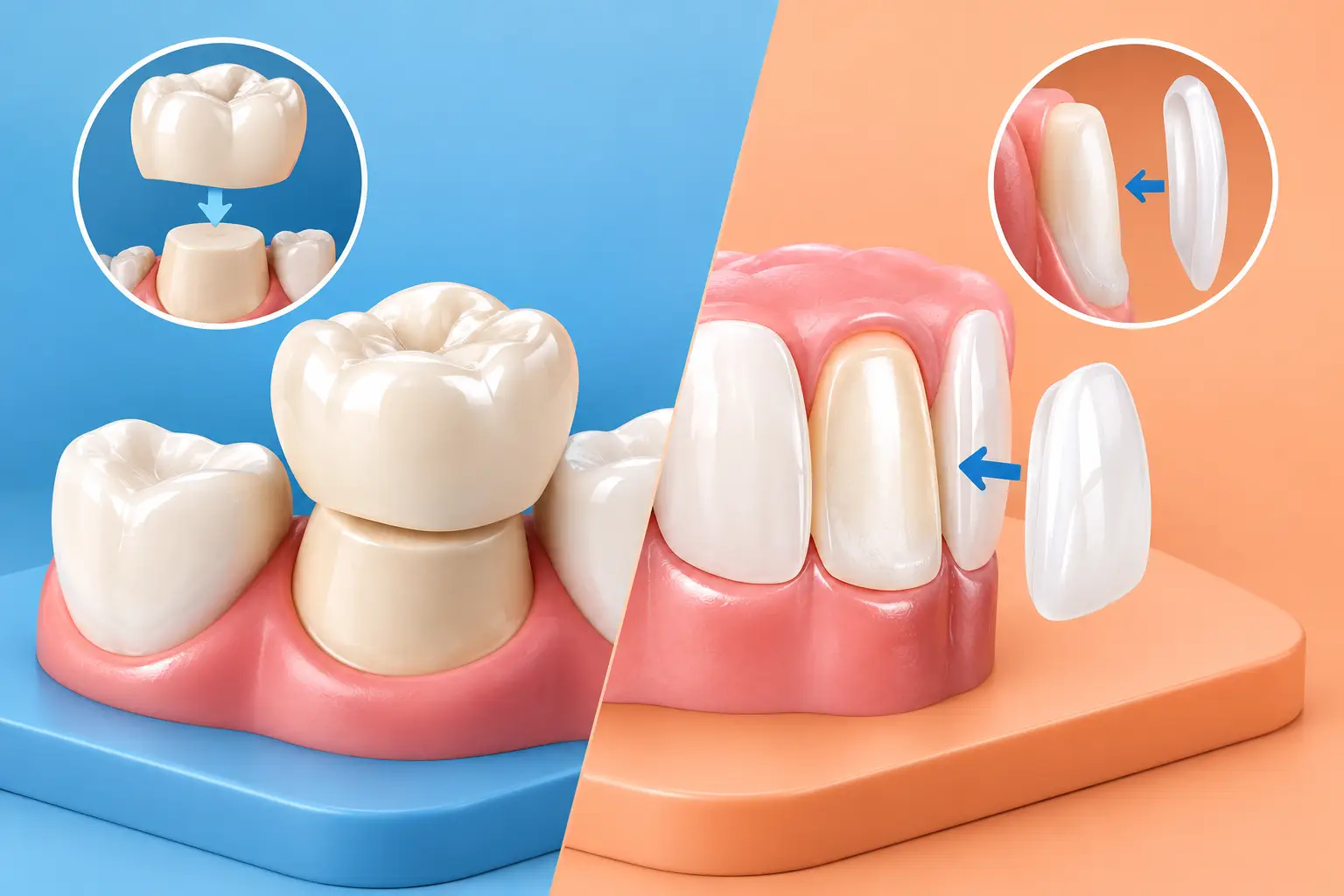 Crown Versus Veneer: Which Treatment Suits You?