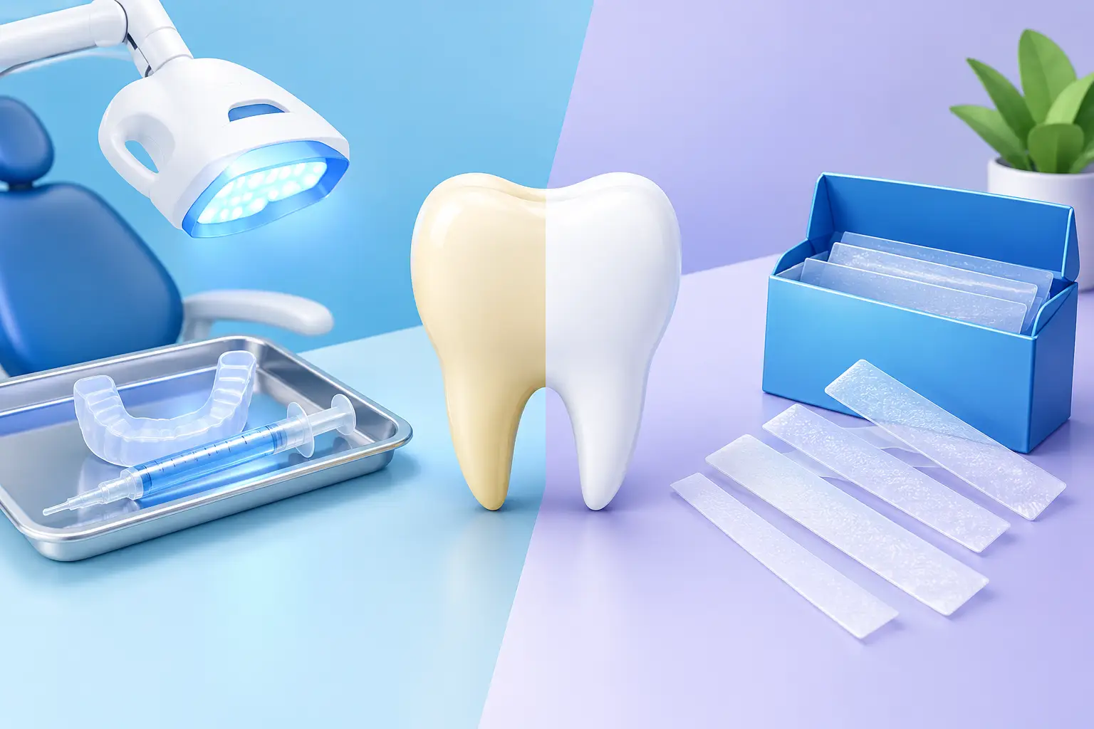 Professional Whitening Versus Strips: Which Works?