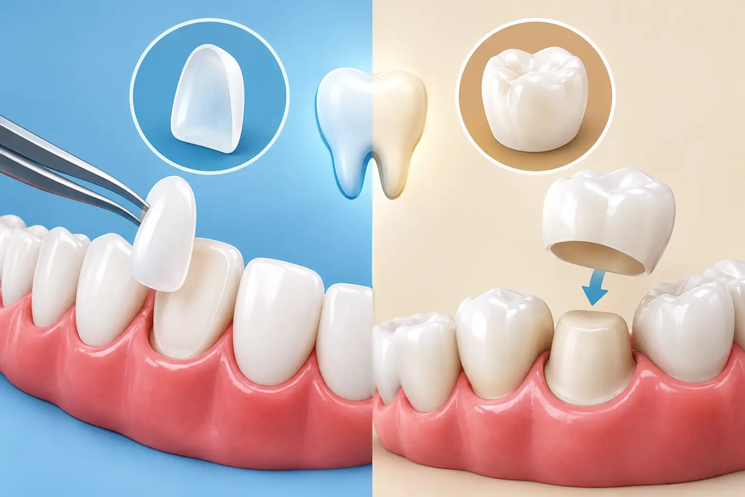 Veneers Versus Crowns: Which Is Right for You?